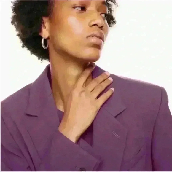Babaton-Aritzia Women's "Agency" Blazer In Dewberry Purple- XS NWT! - Picture 3 of 14
